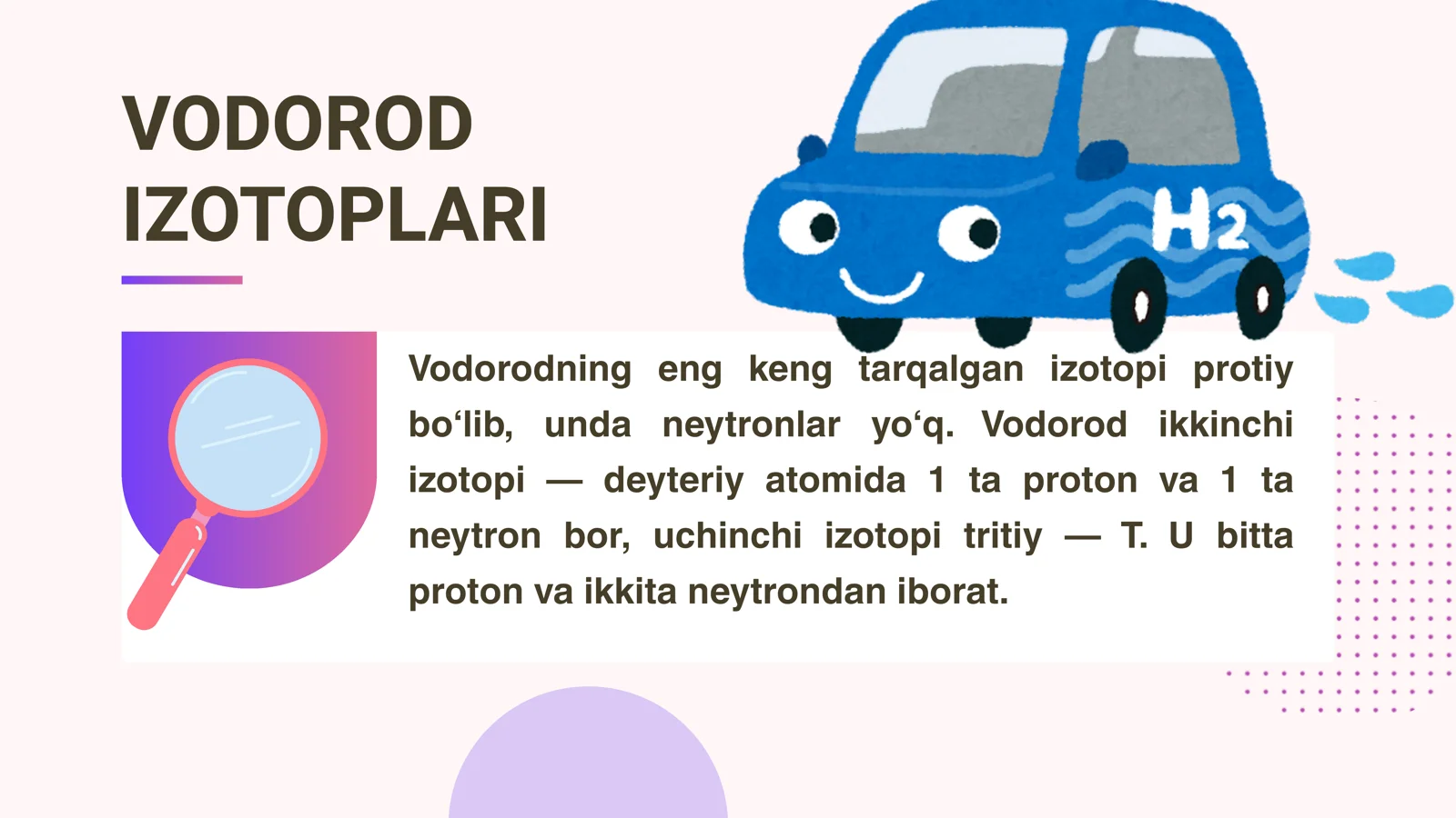 Vodorod elementi haqida taqdimot 3