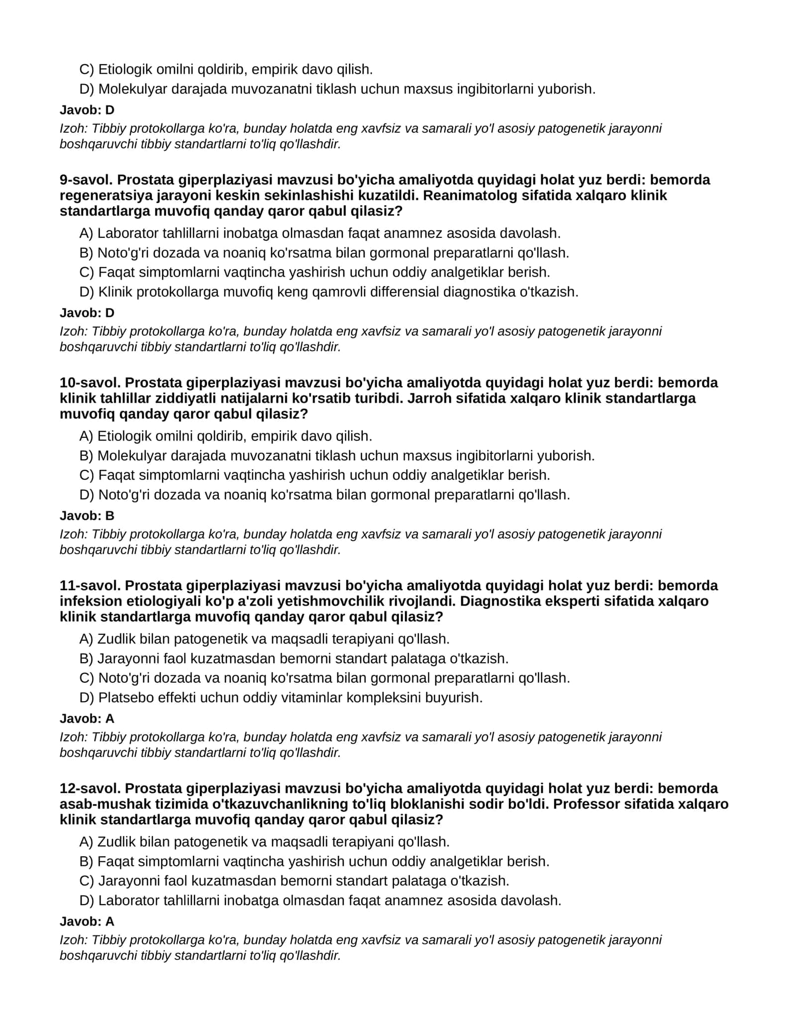PROSTATA GIPERPLAZIYASI - 1-QISM 3