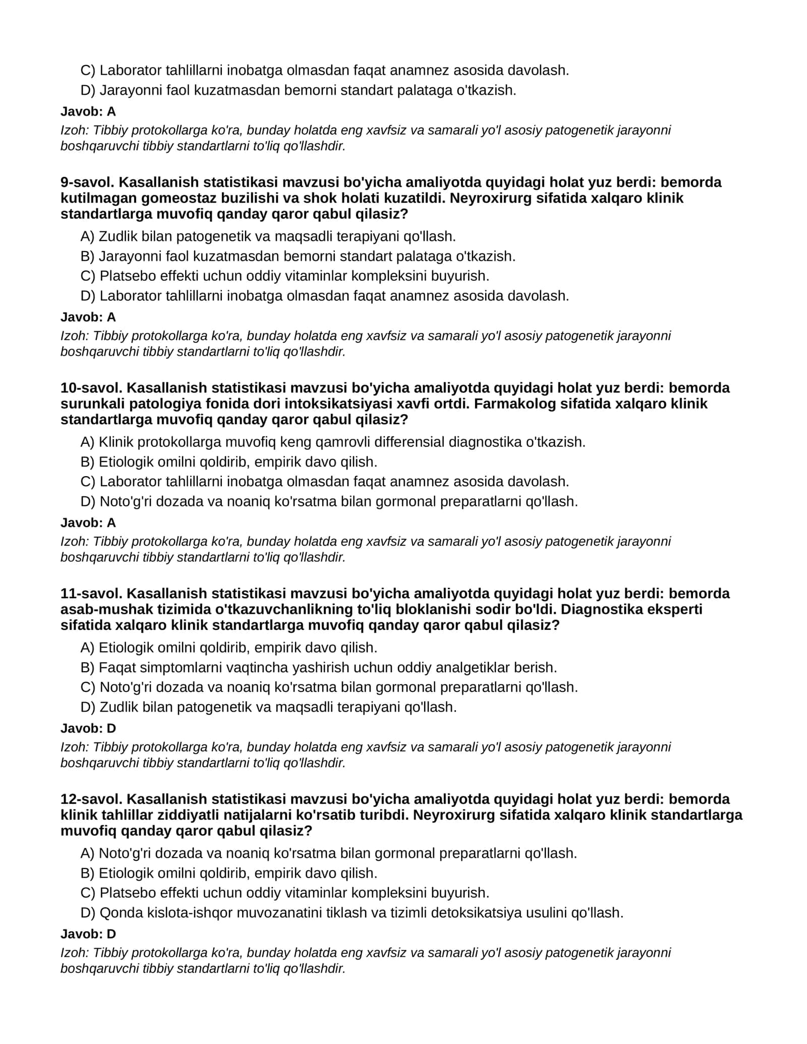 KASALLANISH STATISTIKASI - 1-QISM 3