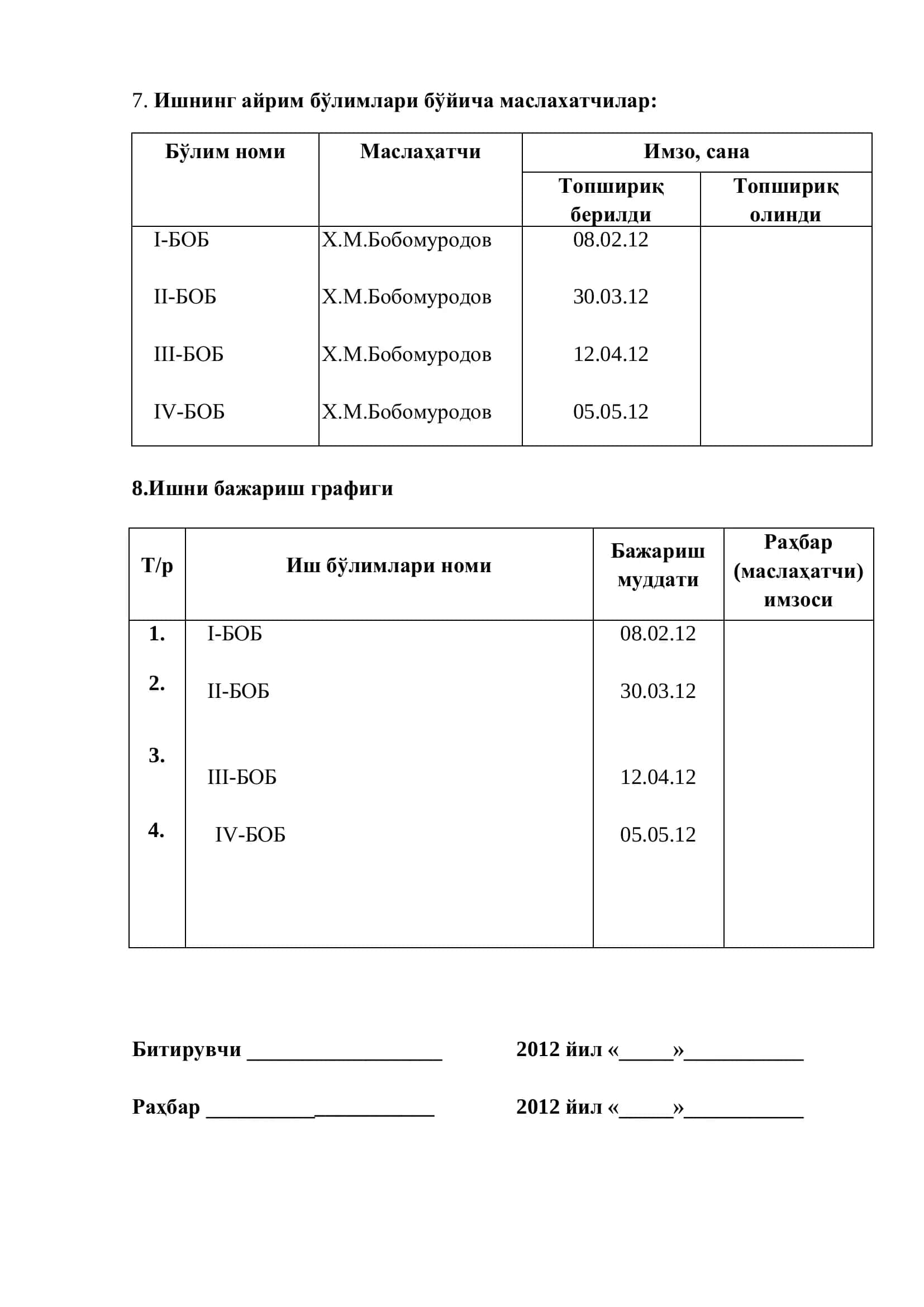 "Алоқа корхоналарида ҳодимларни моддий манфаатдорликни ошириш истиқболлари" мавзусида малакавий иш 3