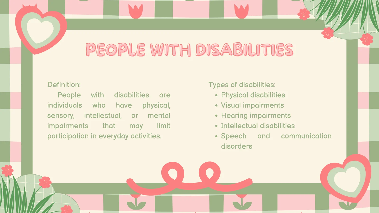 PEOPLE WITH DISABILITIES 3