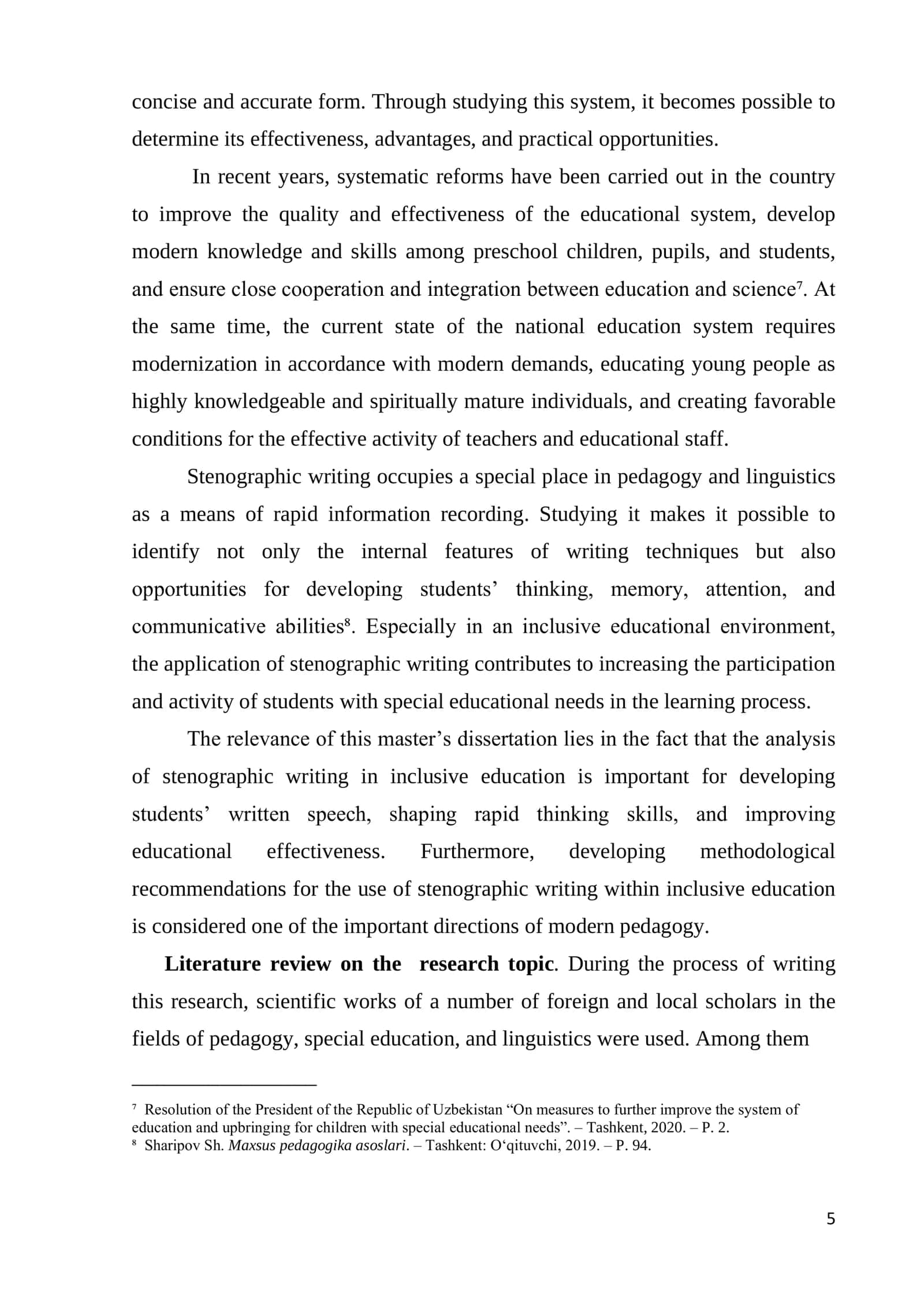Stenographic writing in modern education 3