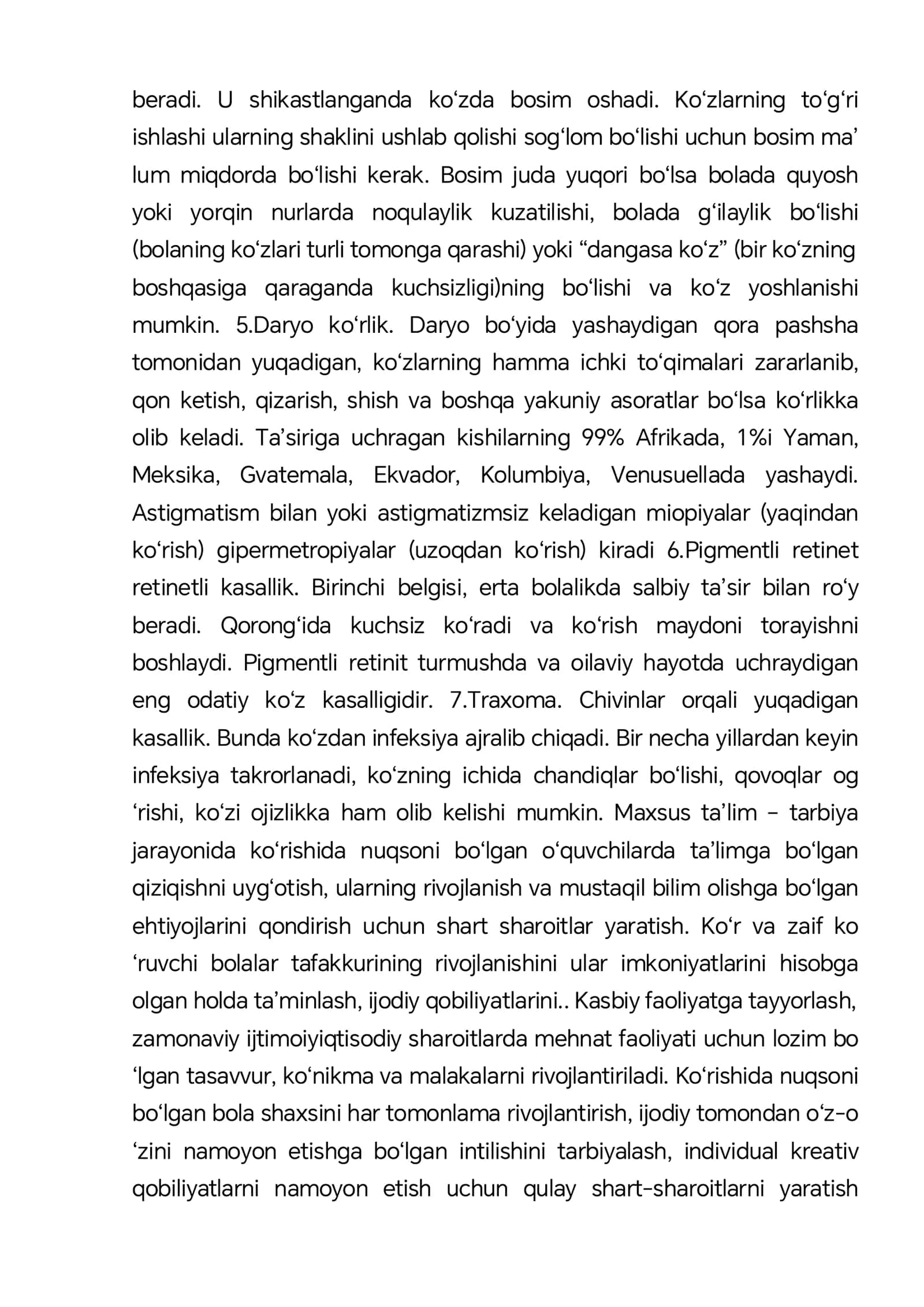 Sensor kamchiliklarga ega bo‘lgan bolalar uchun inklyuziv ta’lim strategiyalari va ularni amalga oshirish shart-sharoitlari 3