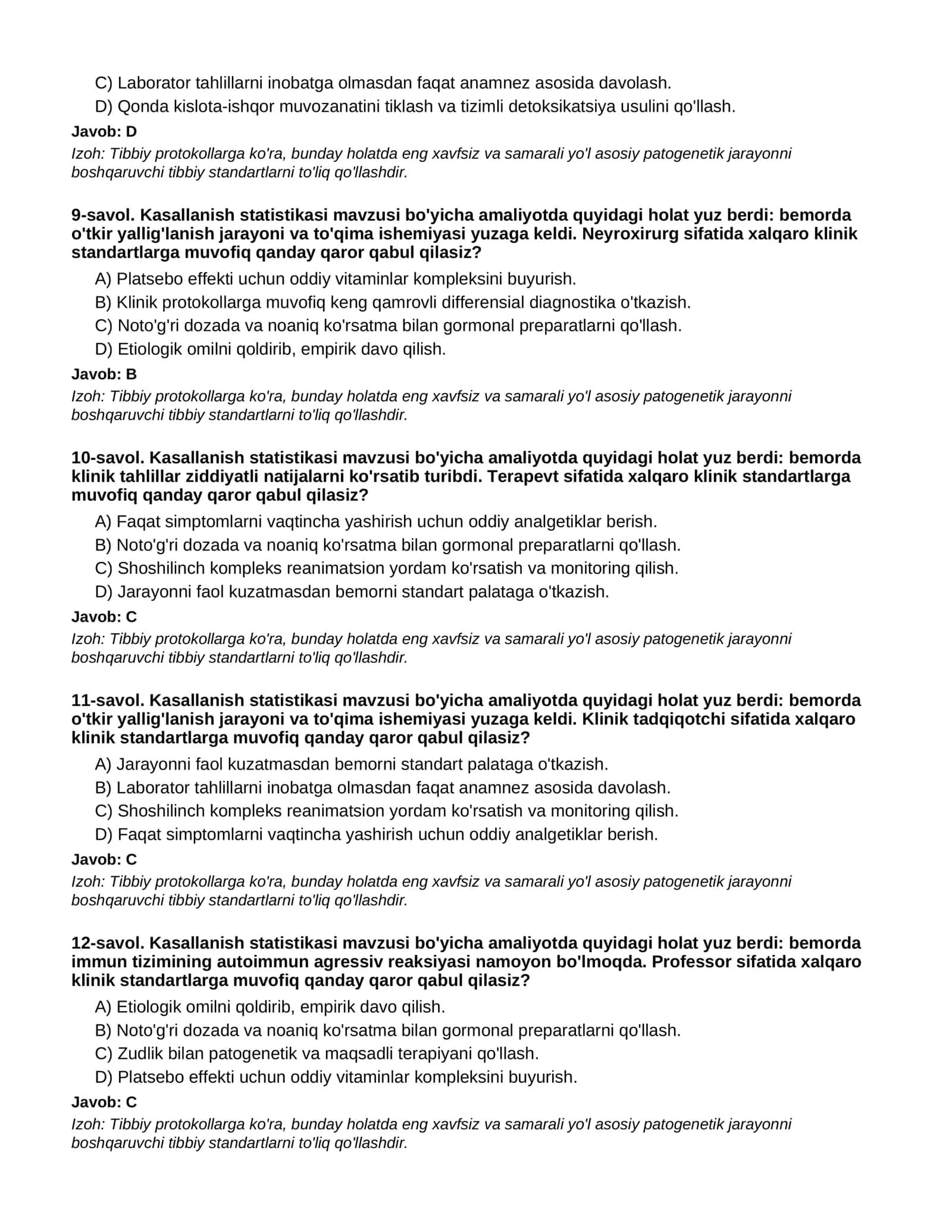 KASALLANISH STATISTIKASI - 2-QISM 3