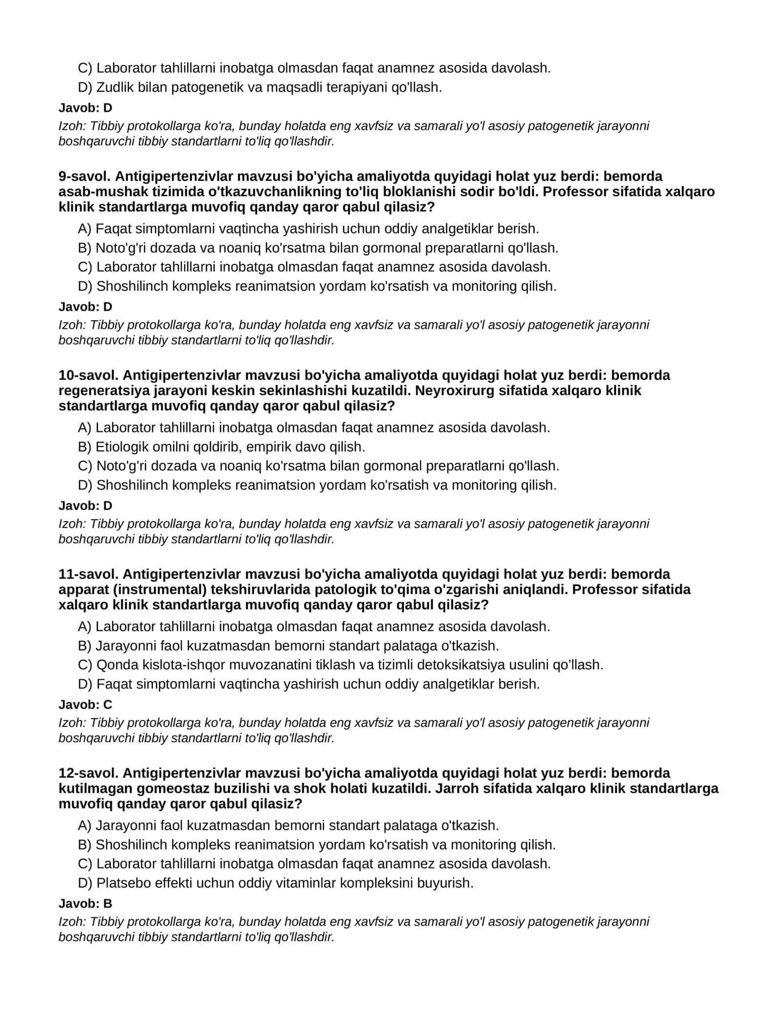 ANTIGIPERTENZIVLAR - 3-QISM 3