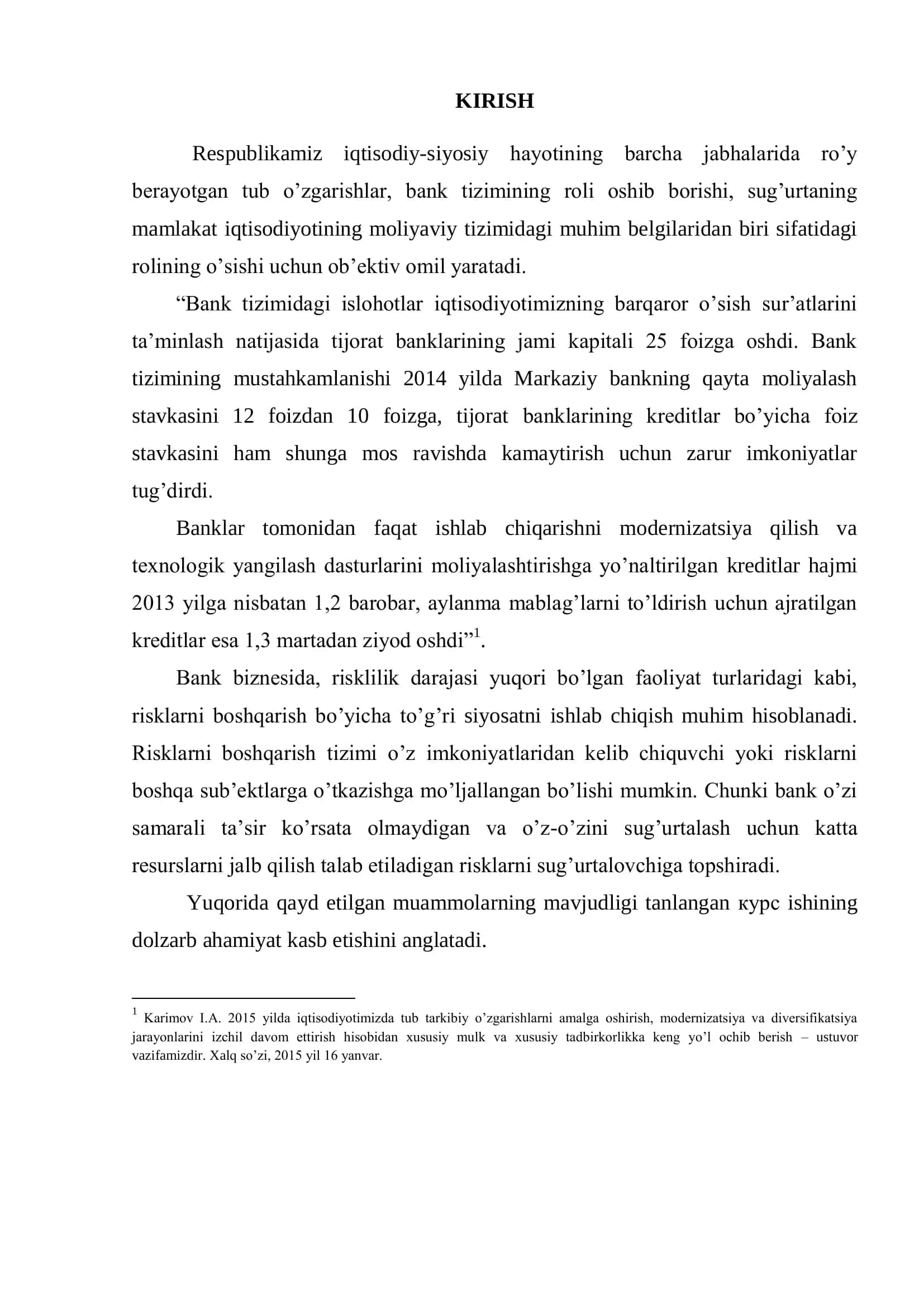 BANK OPERATSIYALARINi SUGURTALASHDA SUG`URTA TASHKILOTLARI VA BANKLAR O`RTASIDAGI YAZAGA KELADIGAN MUNOSABATLAR HAMDA ULARGA PUL-KREDIT SIYOSATINING TA`SIRI 3