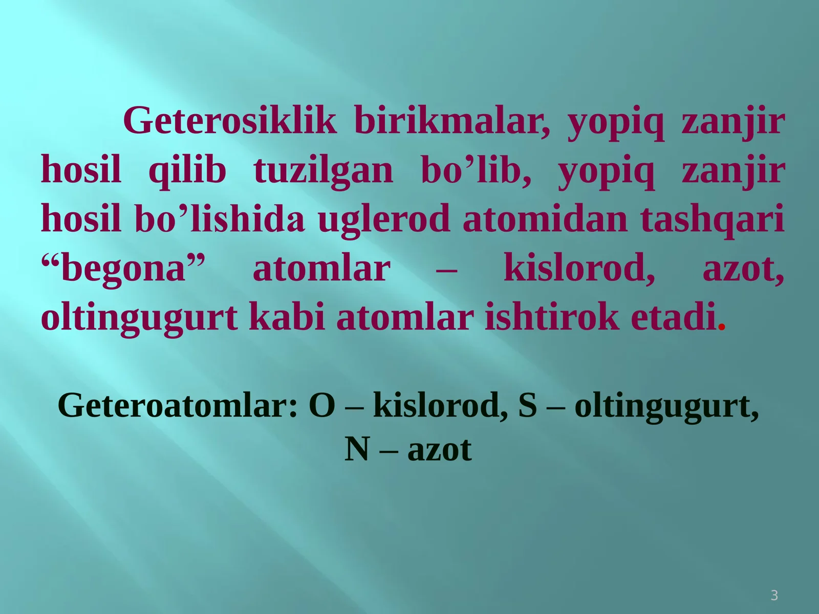 GETEROHALQALI BIRIKMALAR 3