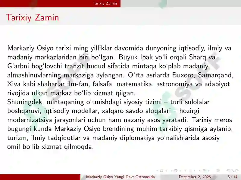 Markaziy Osiyo 3