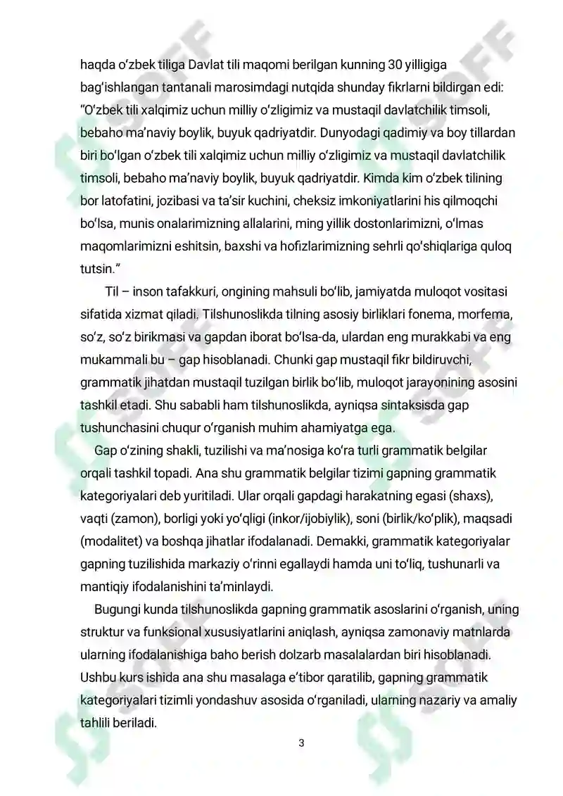 Gapning grammatik kategoriyalar 3