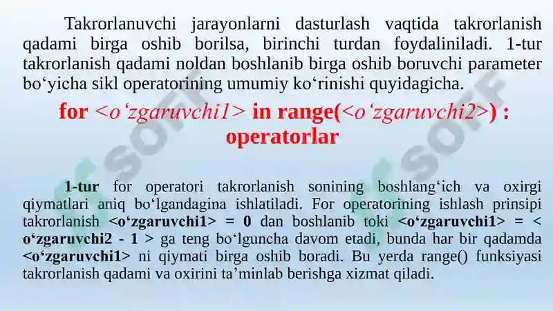 Parametrli sikl operatorlari 3