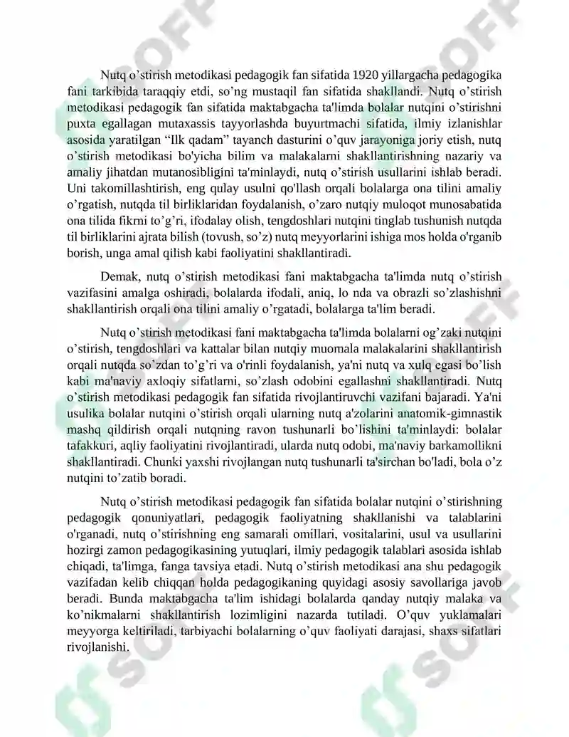 Nutq o’stirish metodikasi 3