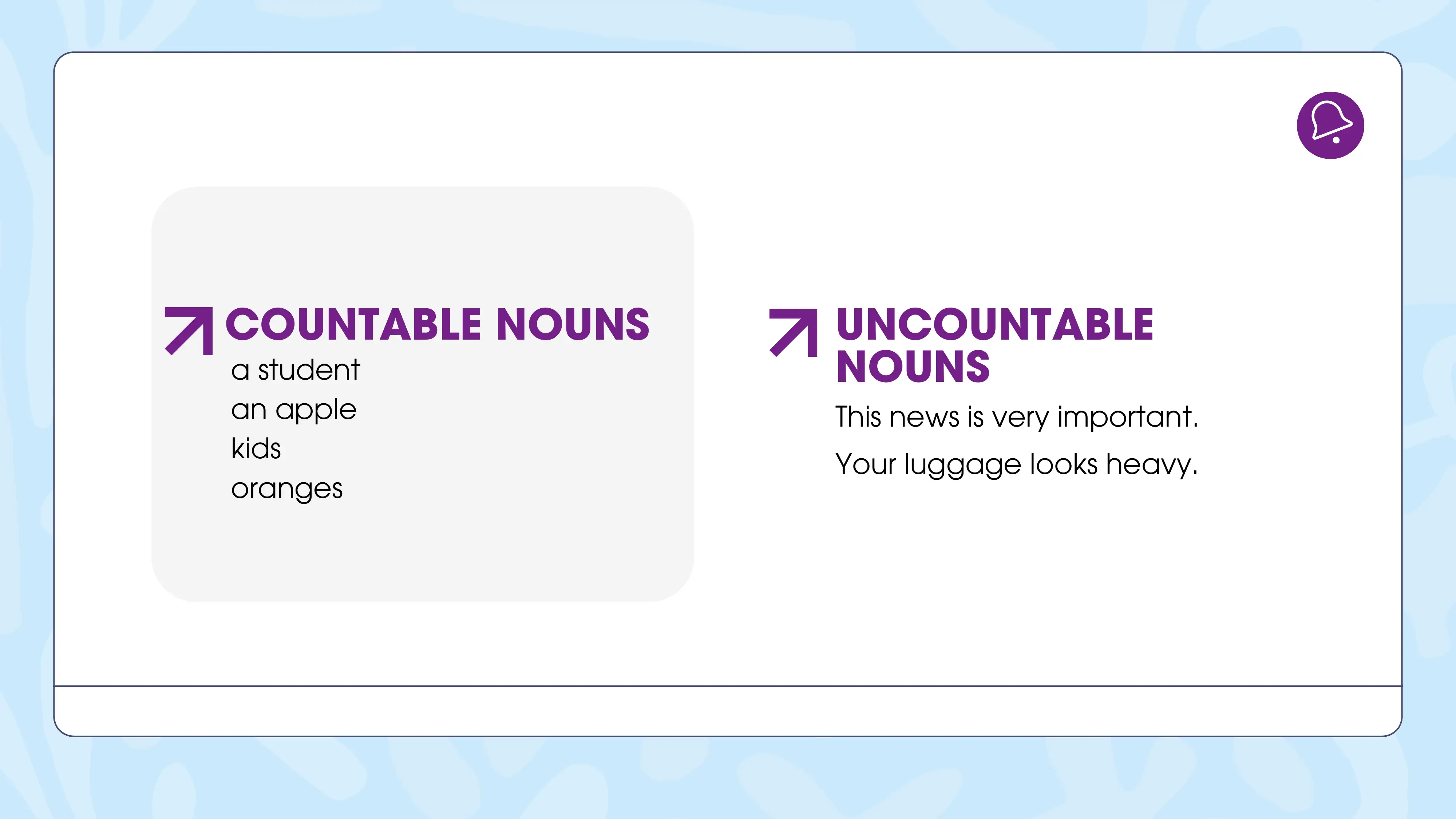 Countable and Uncountable Nouns 3