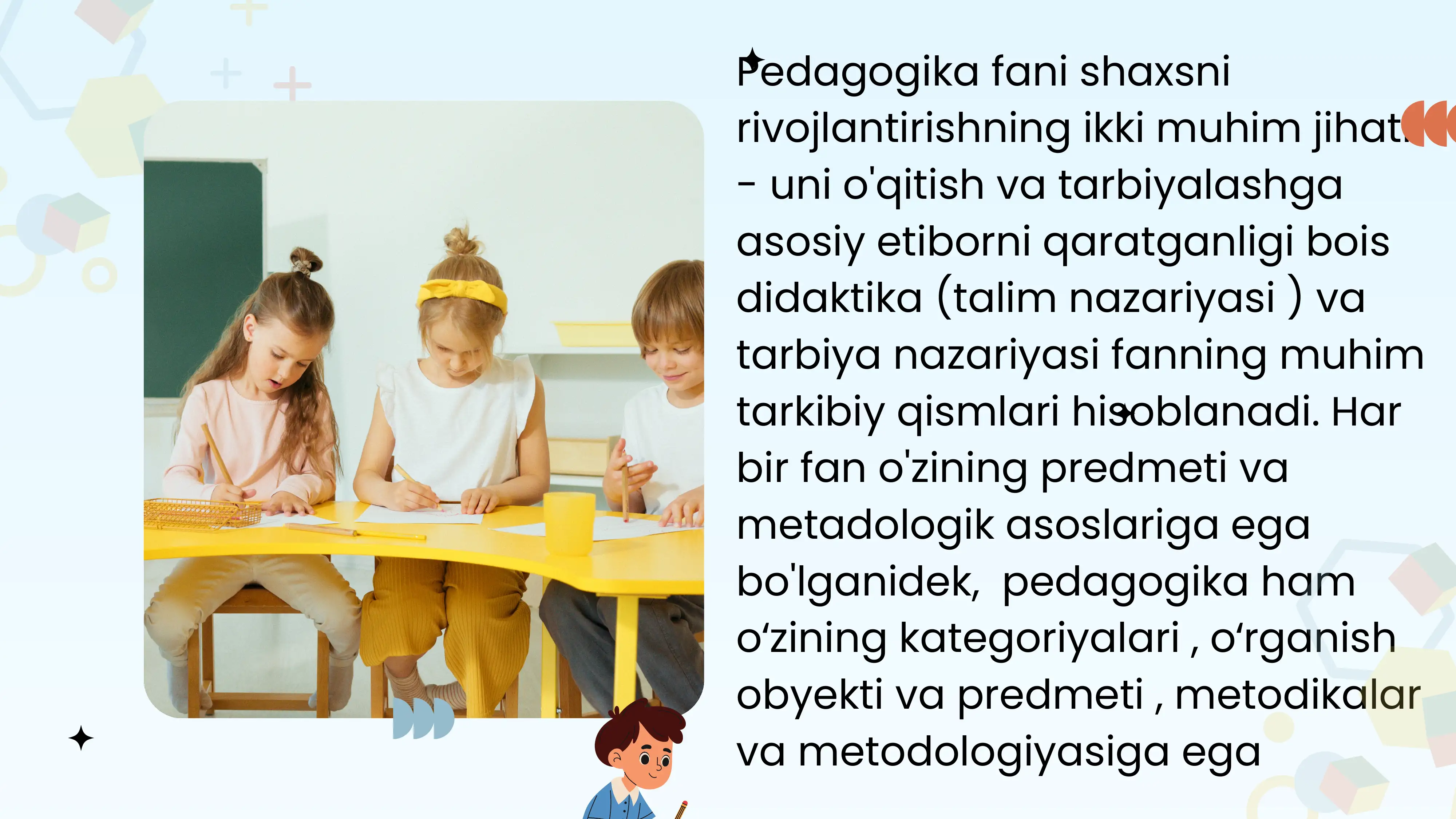 Pedagogika fan sifatida 3
