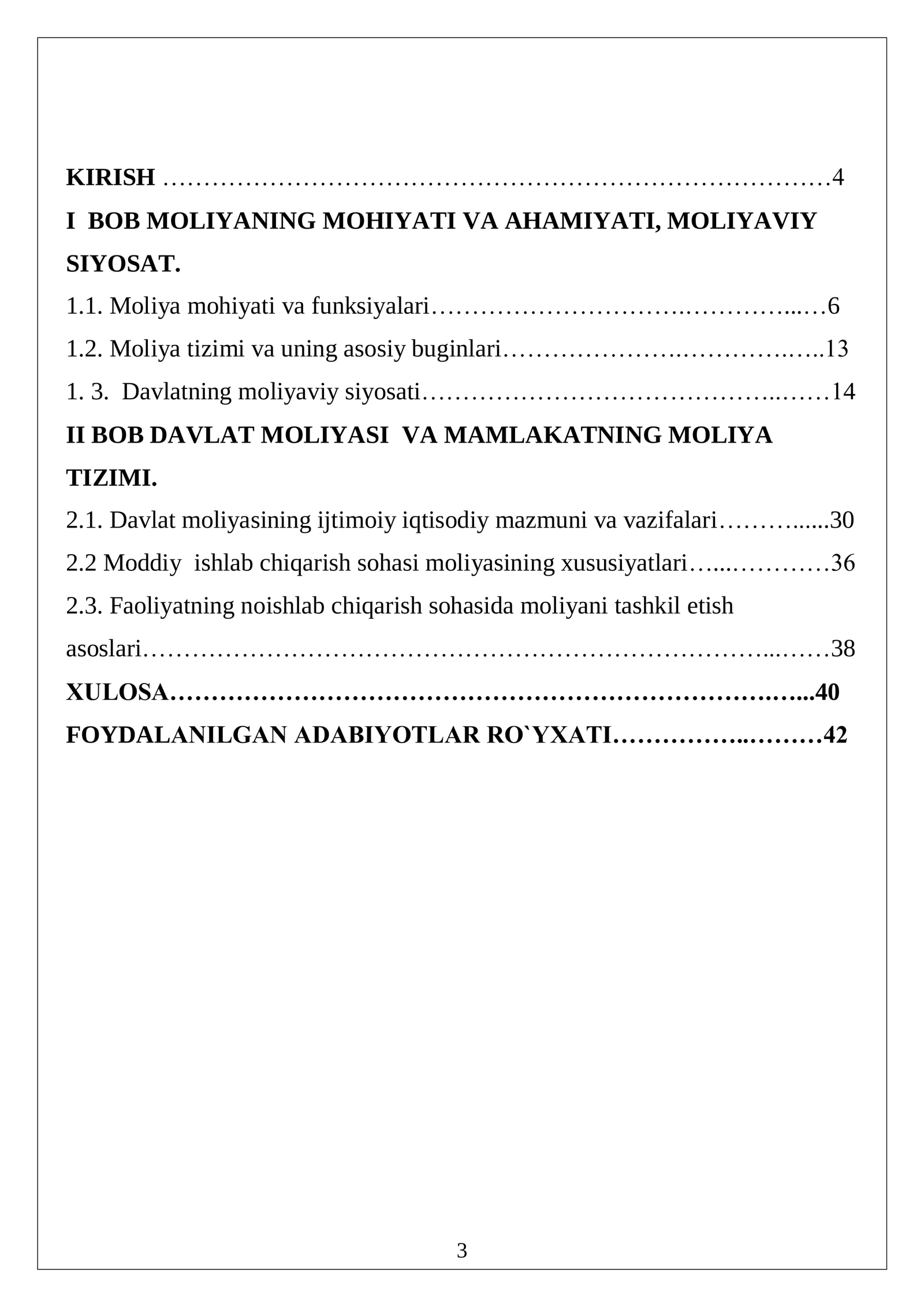 Davlat moliyaviy siyosati mavzusida kurs ishi 3