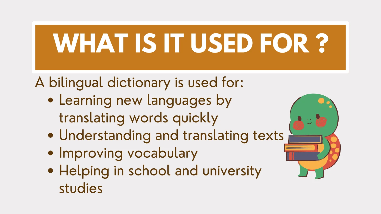 BILINGUAL DICTIONARY 3