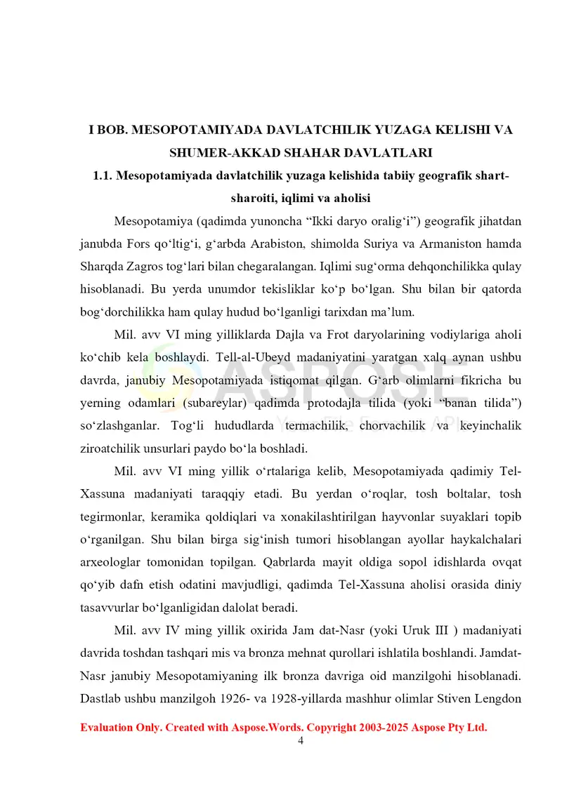 Sargon I davrida Akkad podsholigi 4
