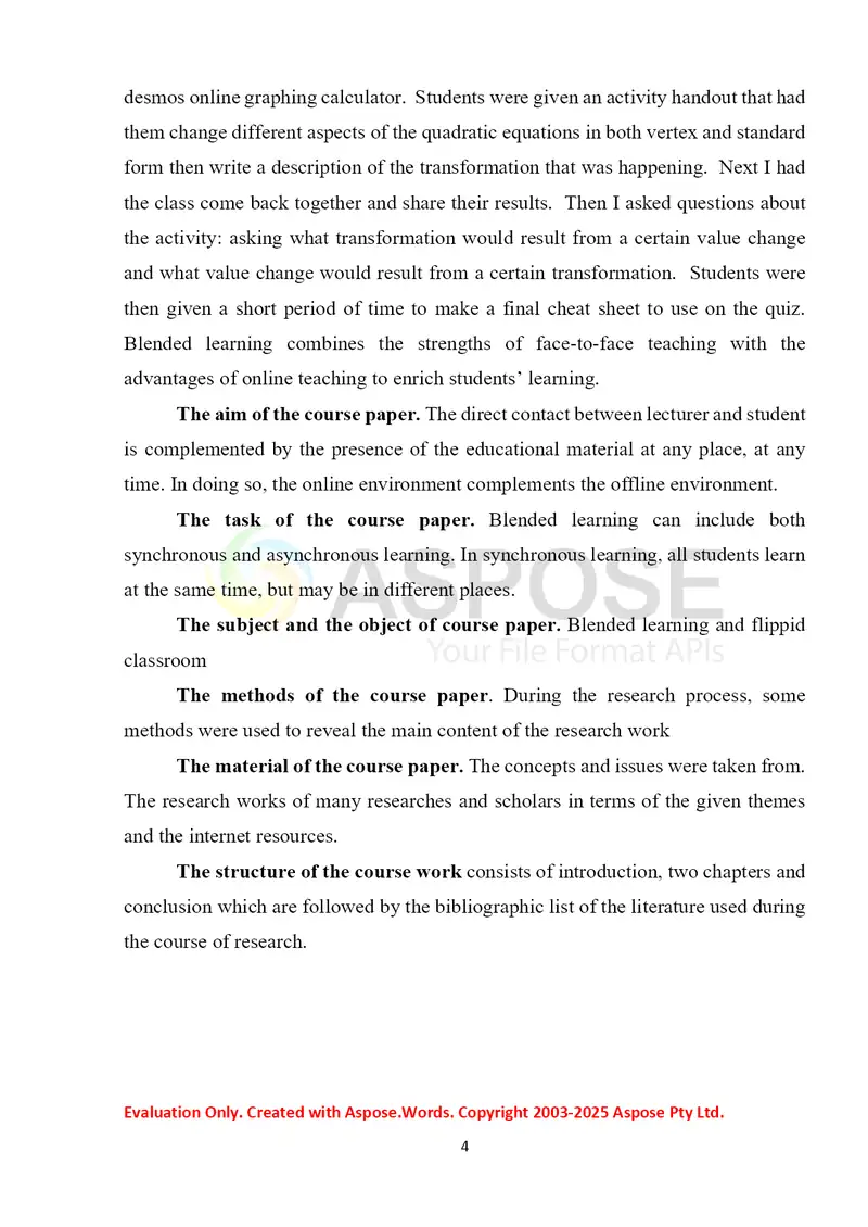 BLENDED LEARNING AND FLIPPED CLASSROOM 4