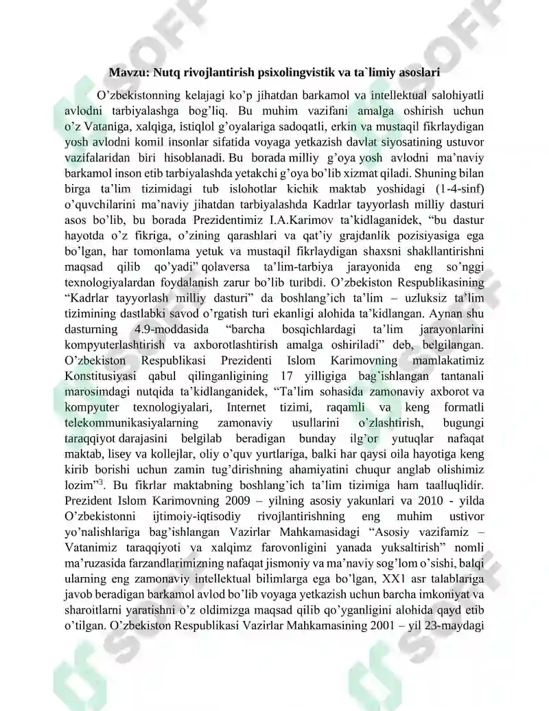 Nutq o’stirish metodikasi 4