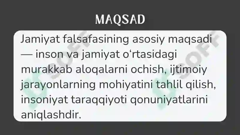 Jamiyat falsafasi 5