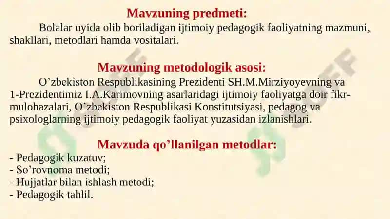 Bolalar uyida ijtimoiy pedagogik faoliyat olib borish 5