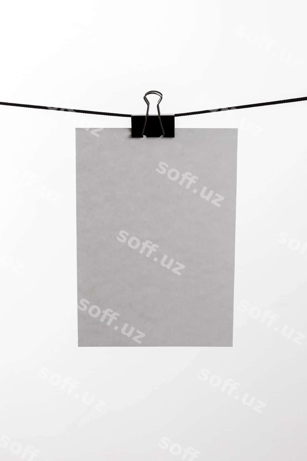 Qog'oz modeli kiyik chiziqlari | Paper mockup clothesline 1