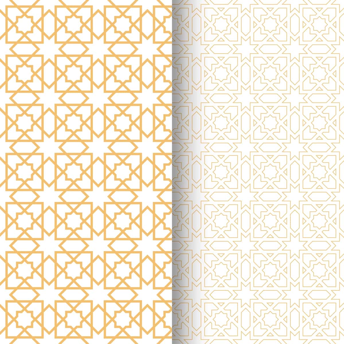 An'anaviy islomiy choksiz geometrik naqsh vektor tasviri | Traditional islamic seamless geometric pattern vector illustration 1