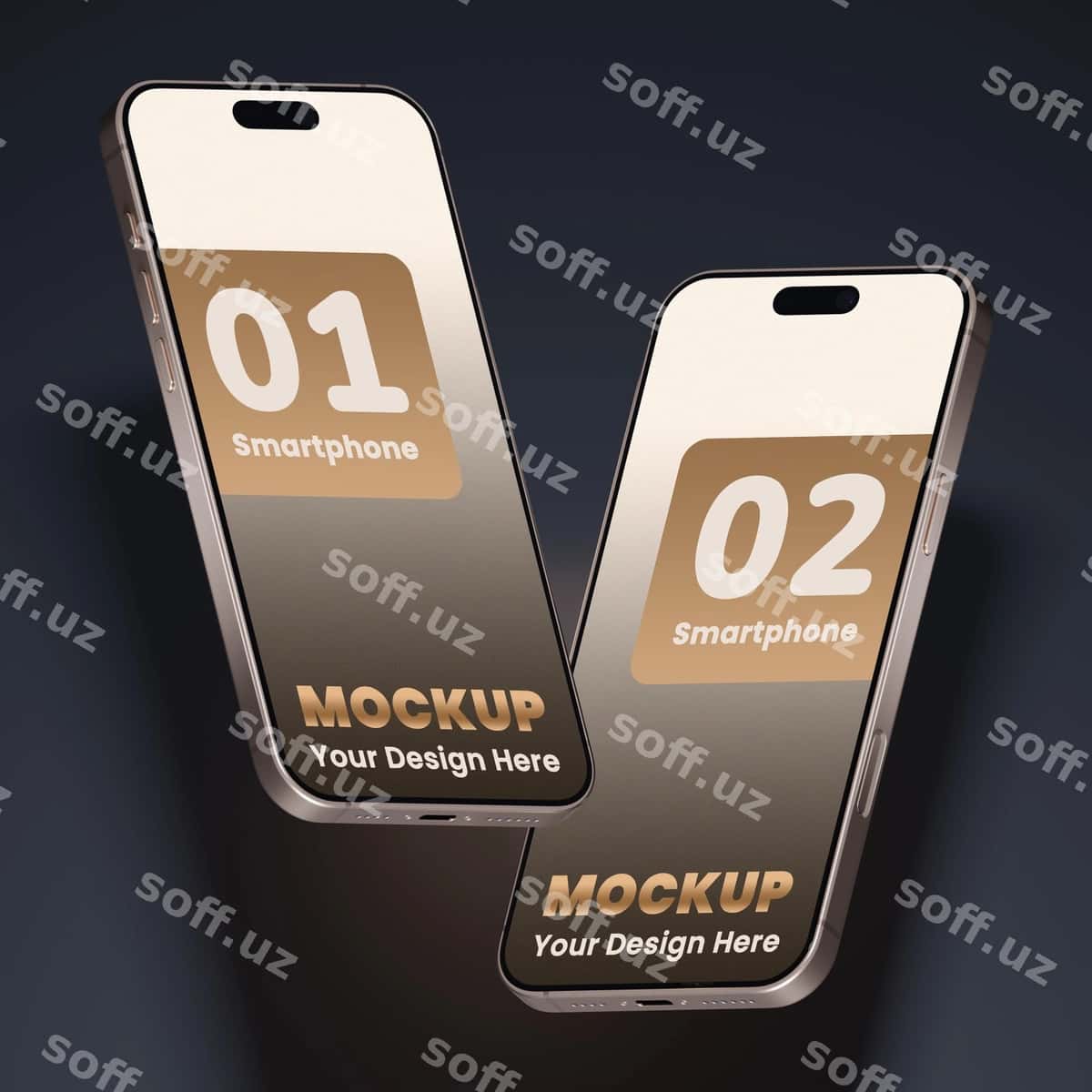 Telefon ekrani namunasi | Phone screen mockup 1