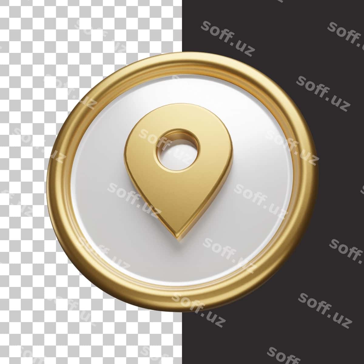 Pin lokatsiyasi 3D render | Pin location 3d rendering 1