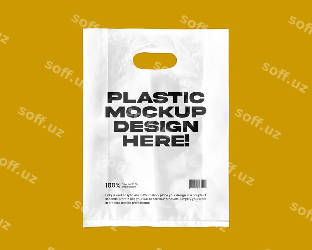 Yakka plastik xozma sumka | Plastic grocery bag single 1