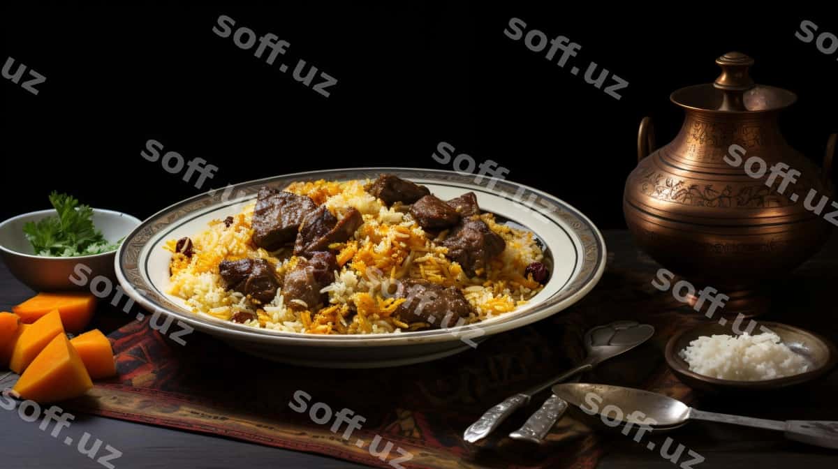 Palov milliy Markaziy Osiyoda taomi. | Plov national middle asian dish 1