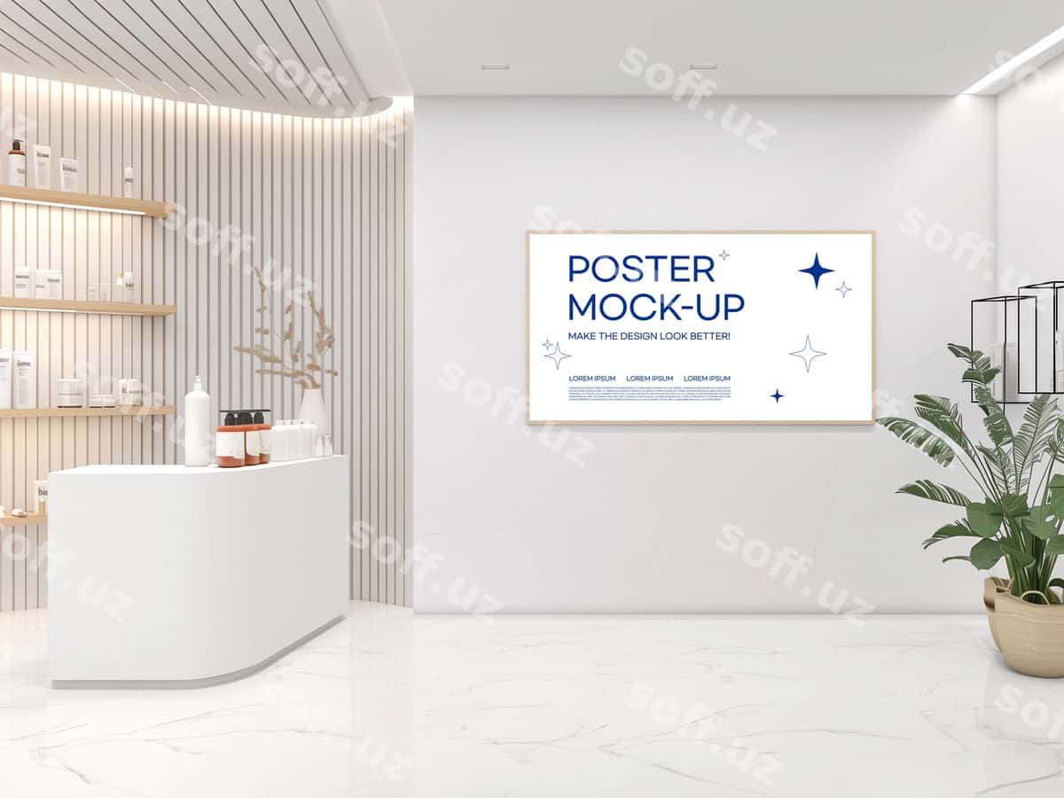 Poster namunasi | Poster mockup 1