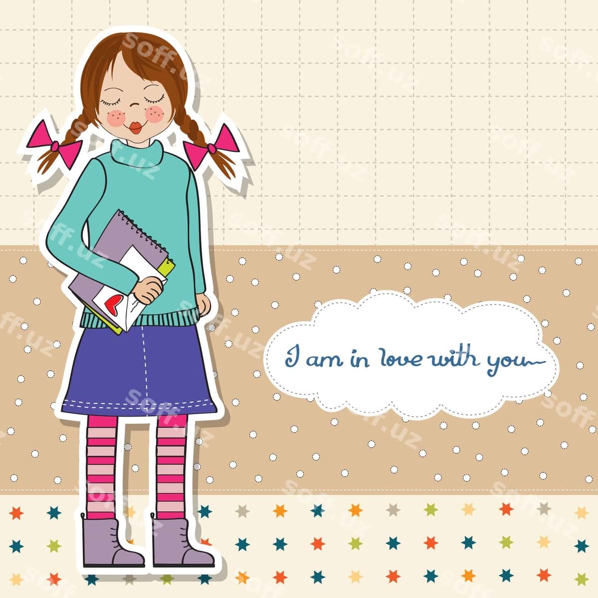 Yosh go'zal qiz sevadi | Pretty young girl love 1