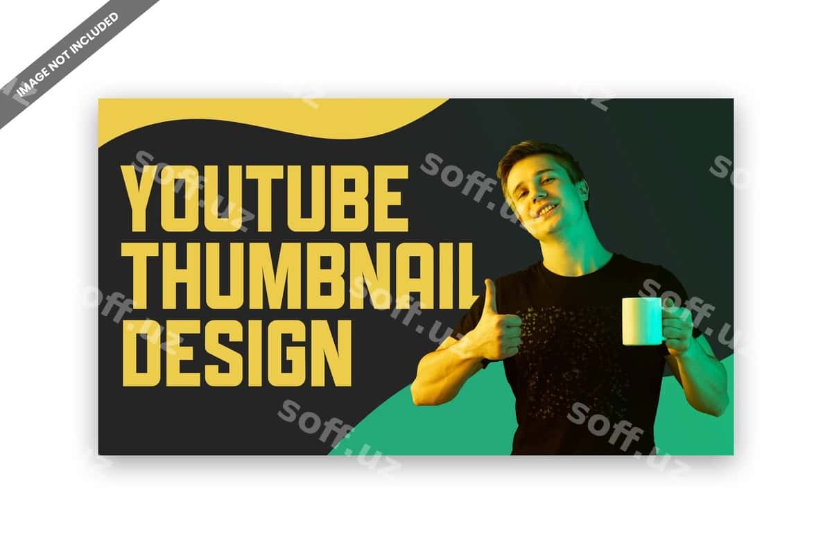 Psd YouTube minyatura qopqog'ri dizayni | Psd youtube thumbnail cover design 1