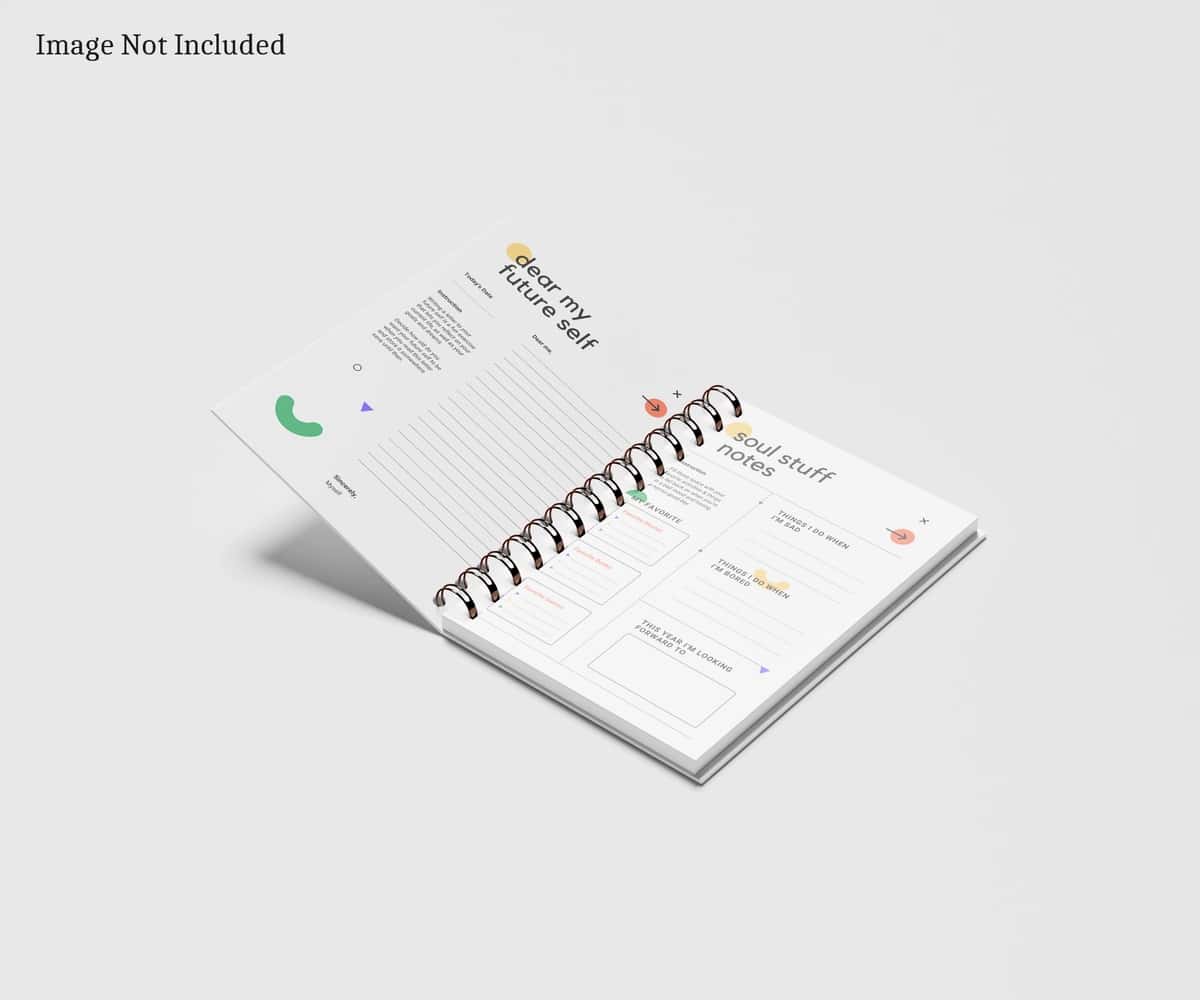 Eslatma kitobi maketi | Note book mockup 1