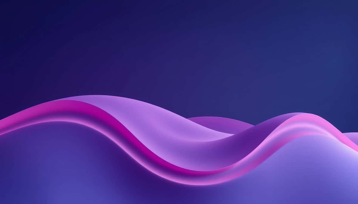 Binafsha pushti mavhum to'lqinli fon | Purple pink abstract wave background 1