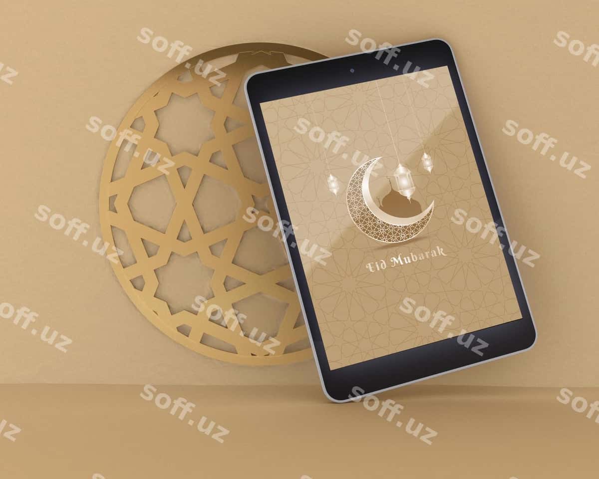 Ramazon keng konseptsiya namunasi | Ramadan kareem concept mock up 1