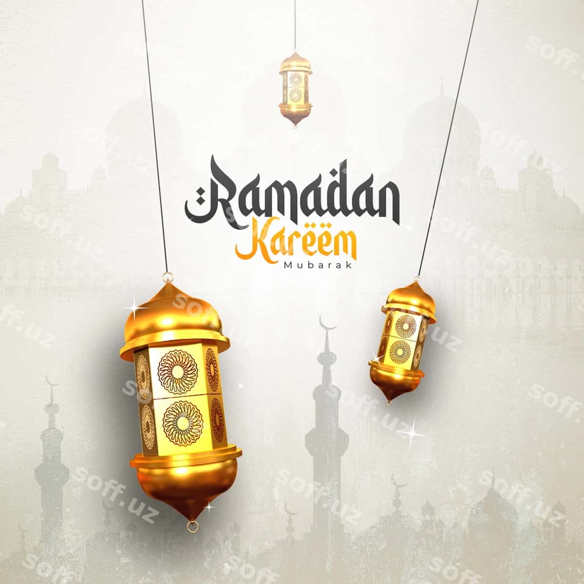 Ramazon kurban hayit bilan muborak bo'lsin | Ramadan kareem mubarak 1
