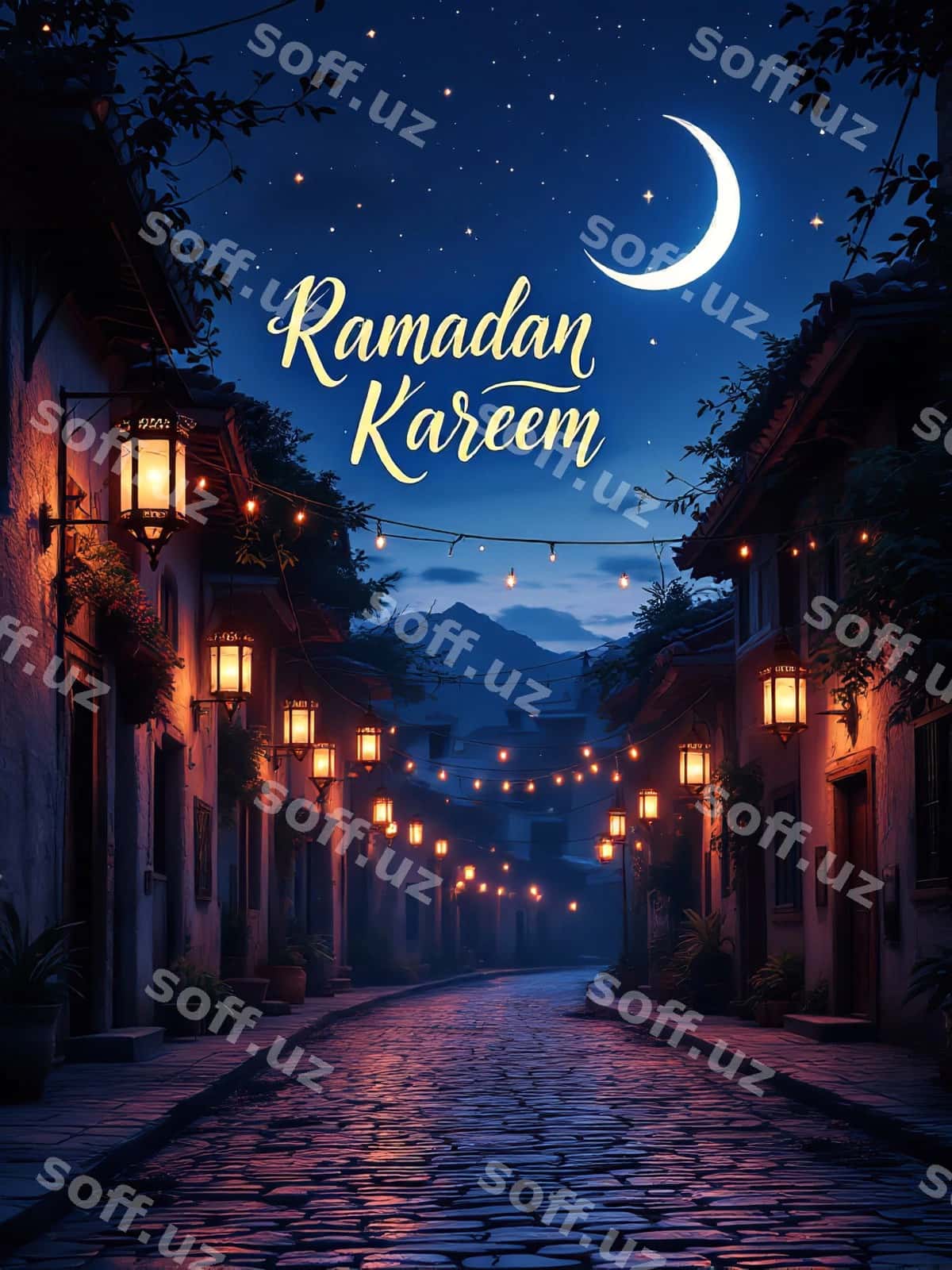 Ramazon kareem kecha manzara | Ramadan kareem night scene 1
