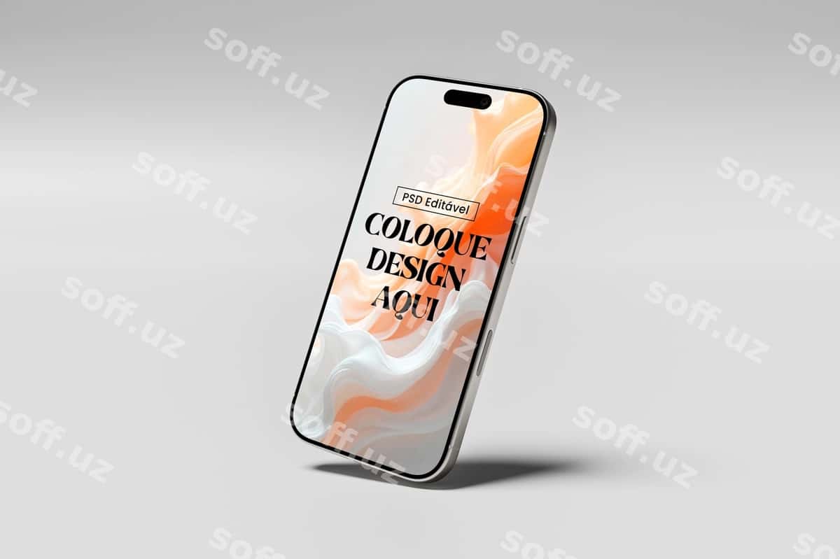 Haqiqiy iphone 16 pro mockup | Realistic iphone 16 pro mockup 1