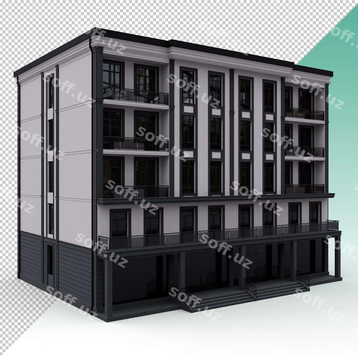 Yashilishgan bino | Residential building 1