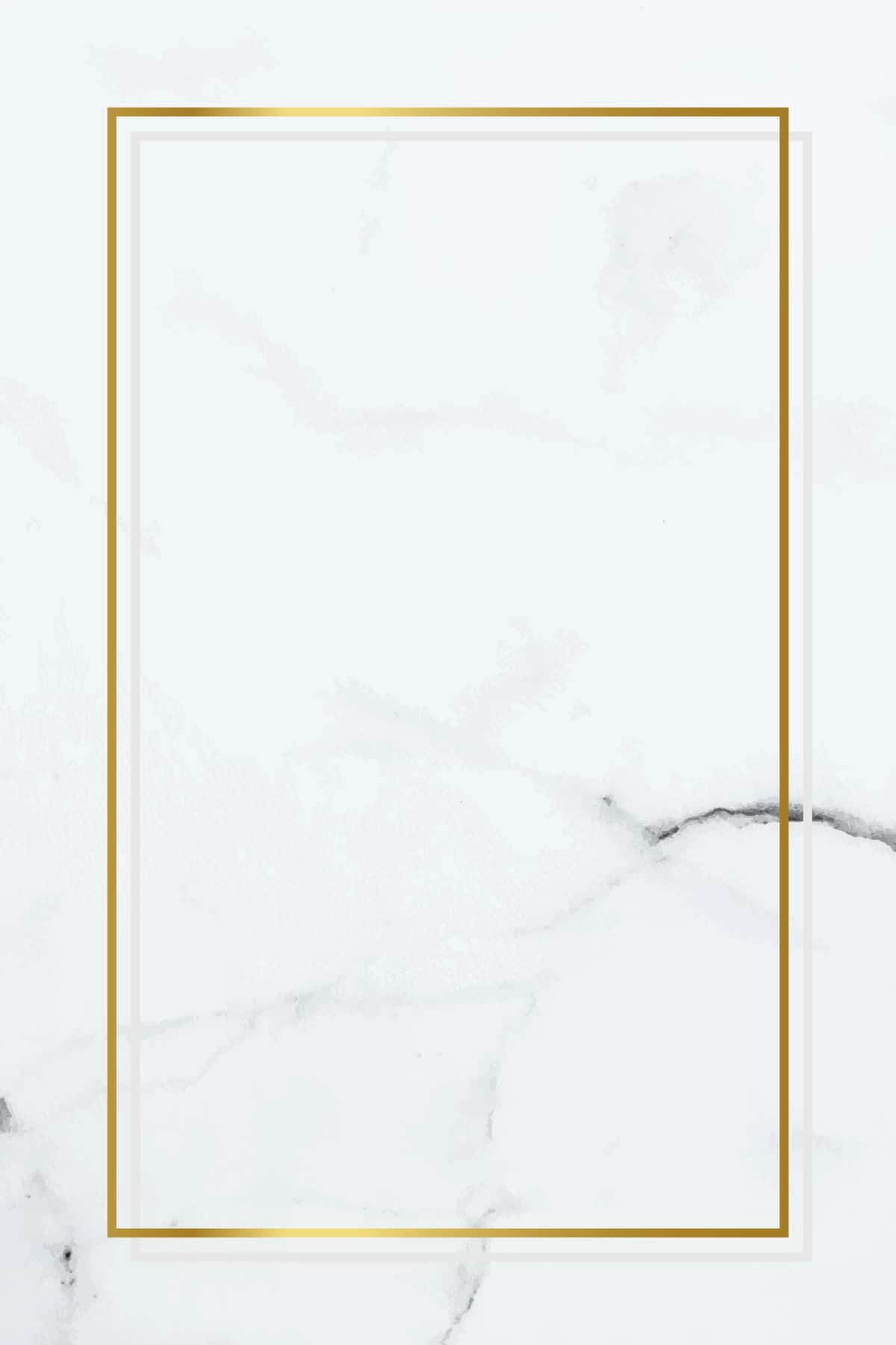 To'rtburchak oltin ramka oq marmar fon vektori | Rectangle gold frame white marble background vector 1