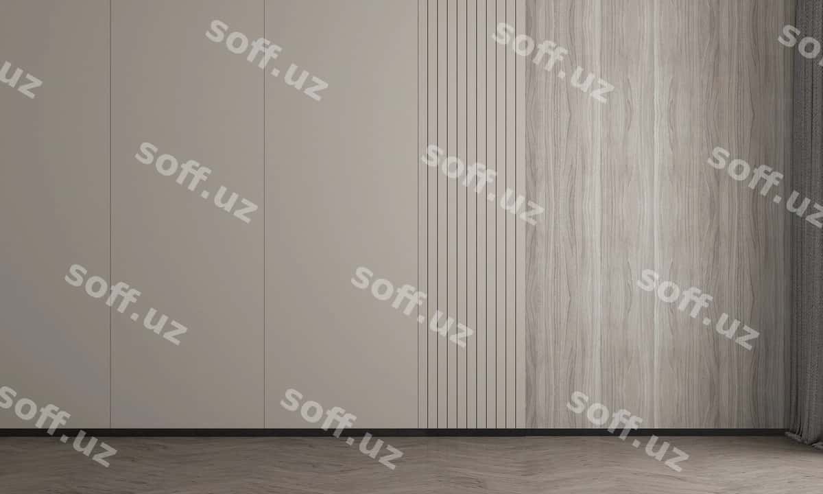 Xona ichki dizayn yog'ochli devor | Room interior design wooden wall 1