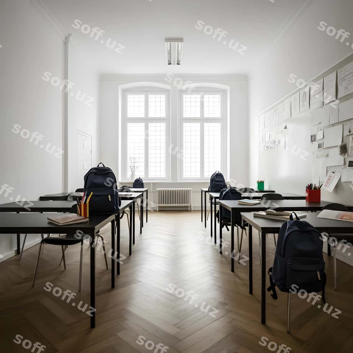 Xona stol stullari kitob orqali | Room with table chairs with book back 1