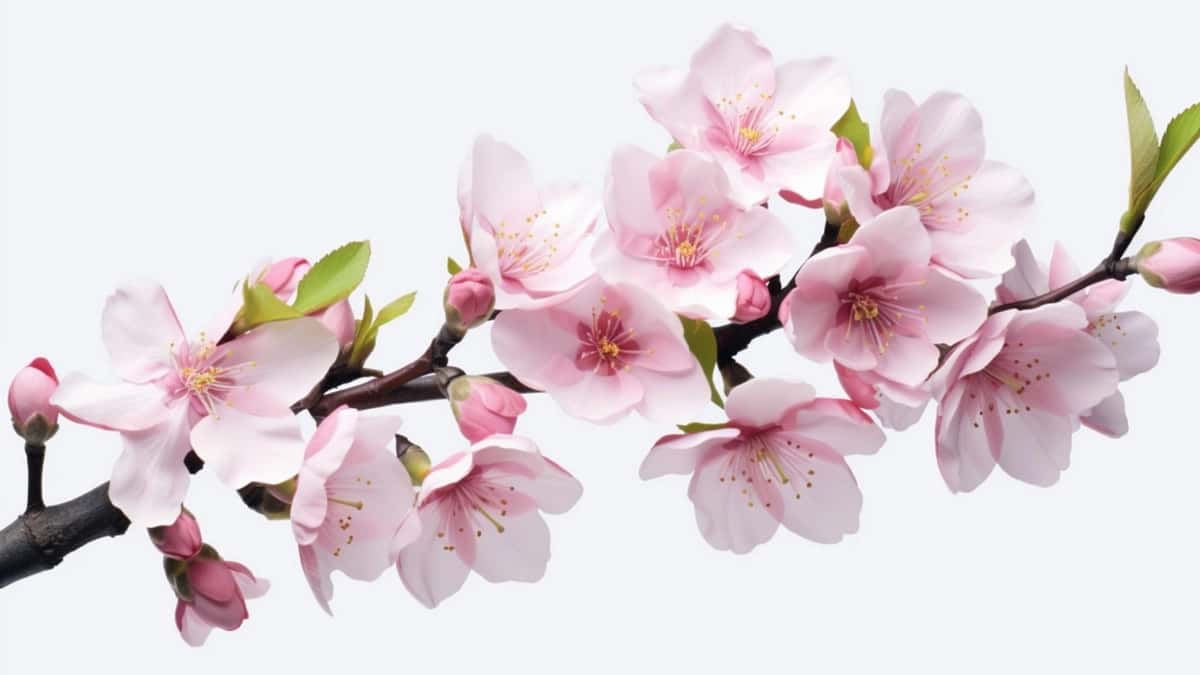 Sakura gullari fon yo'q | Sakura flower no background 1