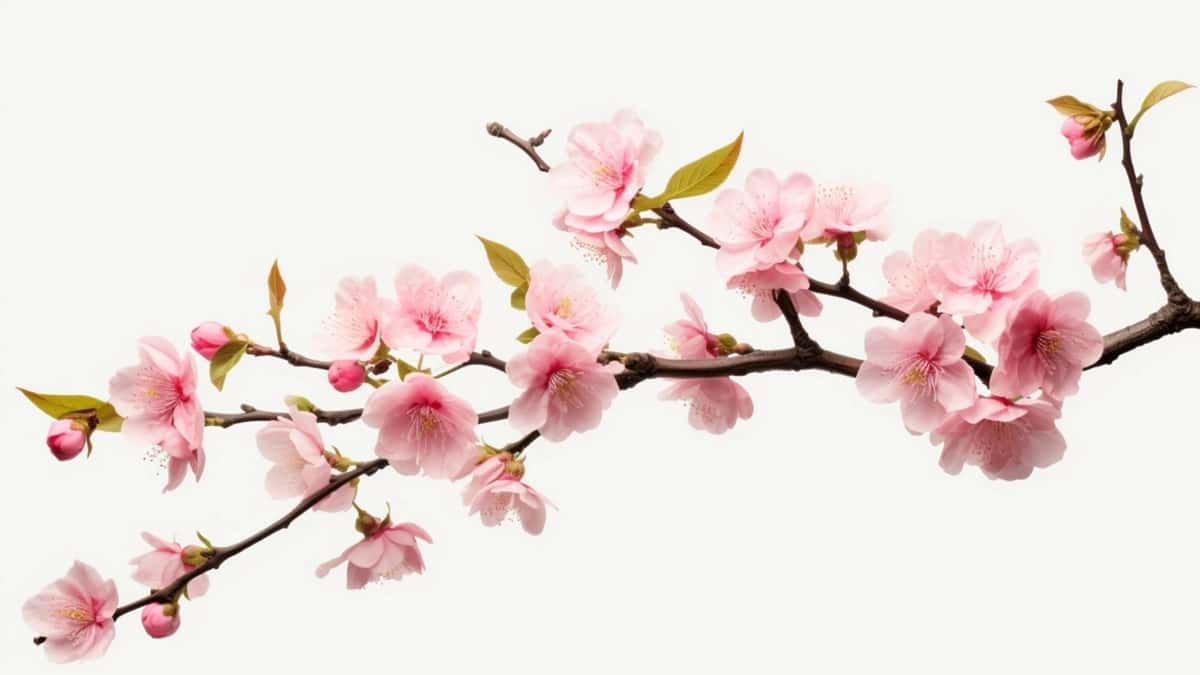 Sakura gullari fon yo'q | Sakura flower no background 1