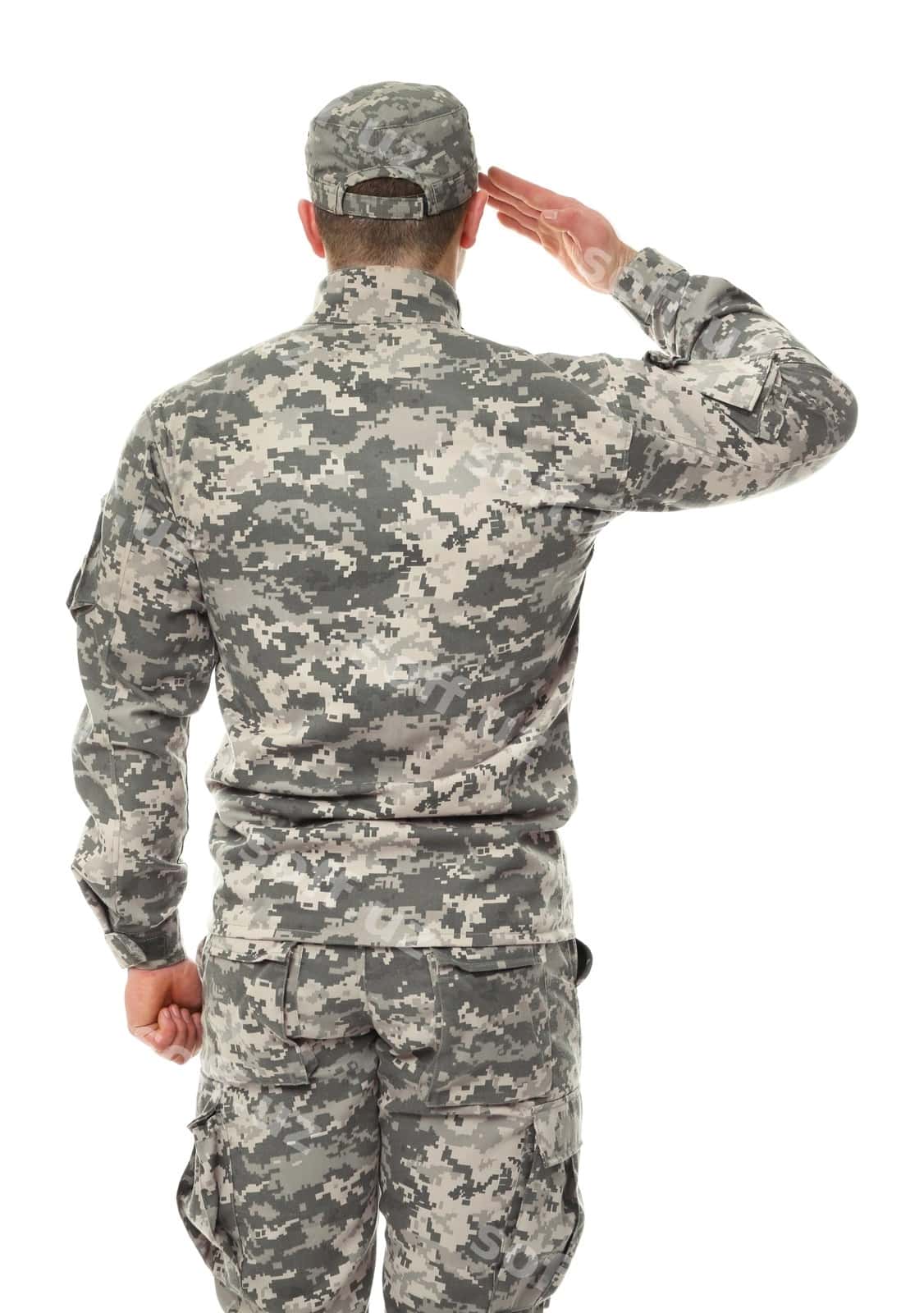 Salom beradigan askar maskirovkasi oq | Saluting soldier camouflage white 1