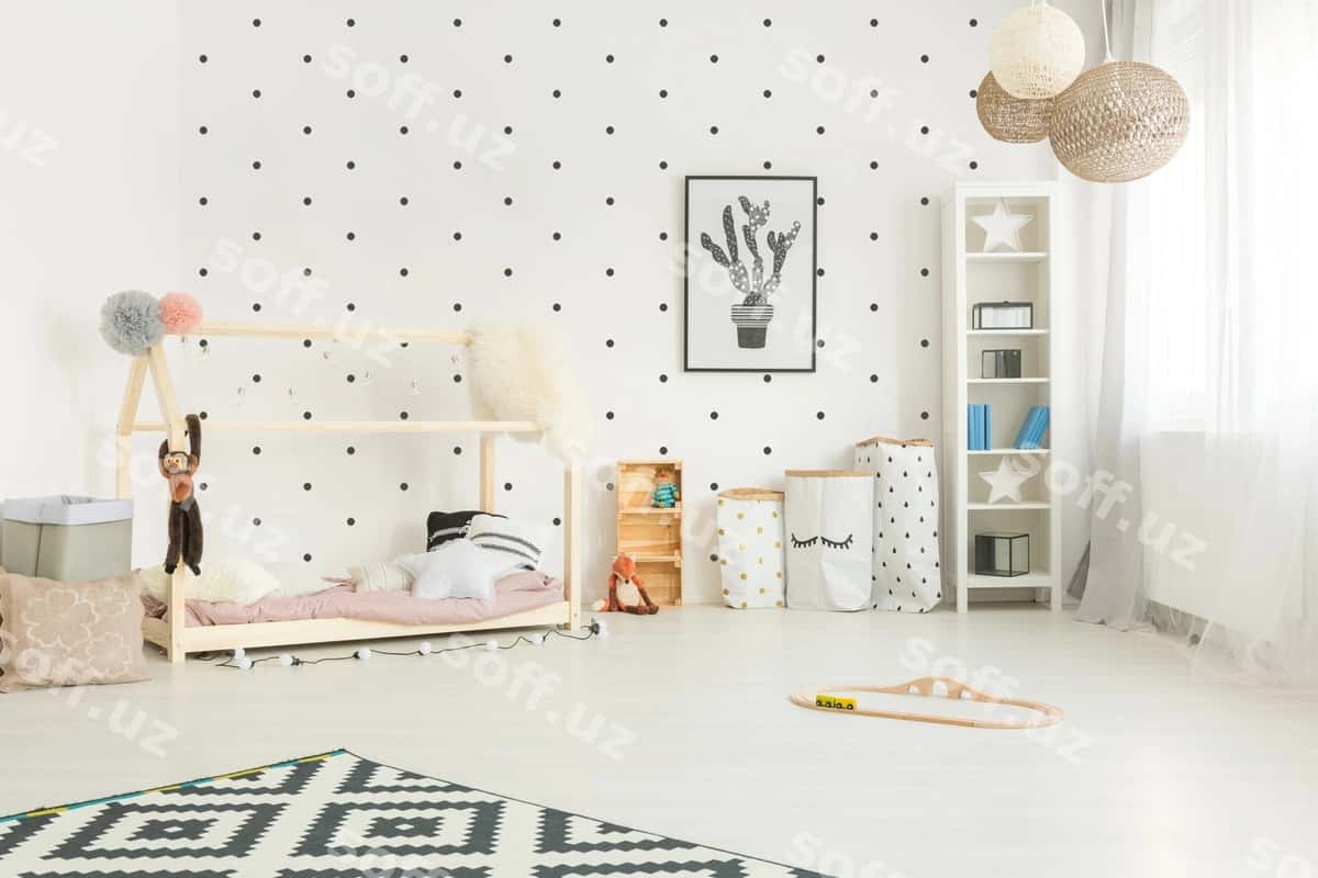 Skandi uslubi bolalar xonasi | Scandi style child room 1