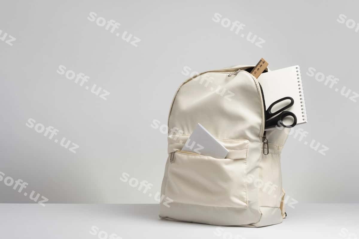 Maktab ryukzagi maket dizayni | School backpack mockup mockup design 1
