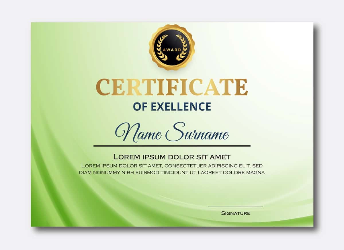 Bepul vektor zamonaviy sertifikat dizayn shabloni | Free vector stylish certificate design template 1