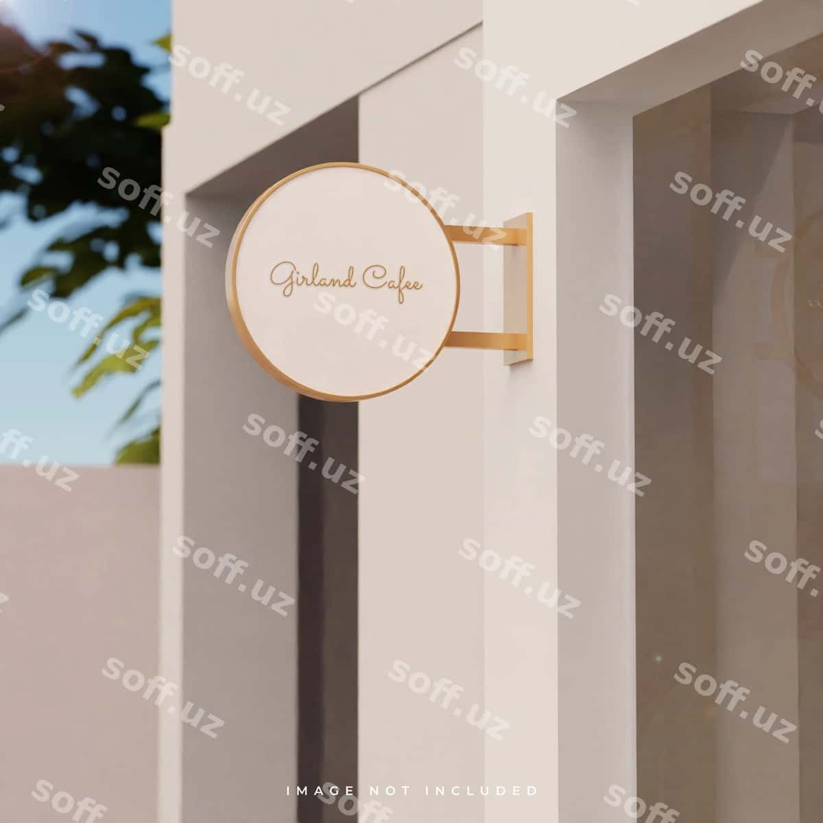 Signa logotipi mockup | Sign logo mockup 1